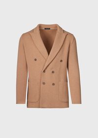 Paul Stuart Cashmere Knitted Double Breasted Blazer, thumbnail 1