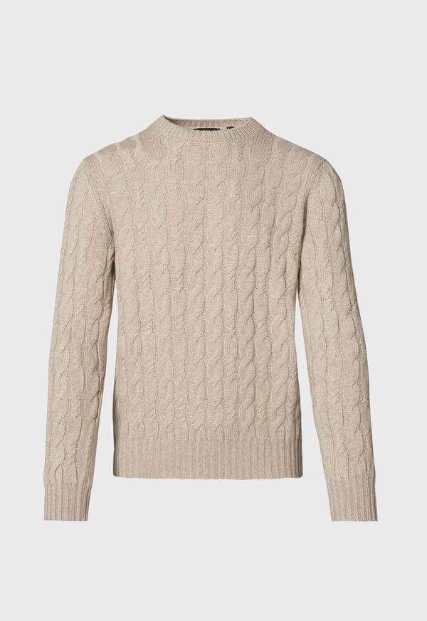 Paul Stuart Wool Blend Cable Sweater, image 1