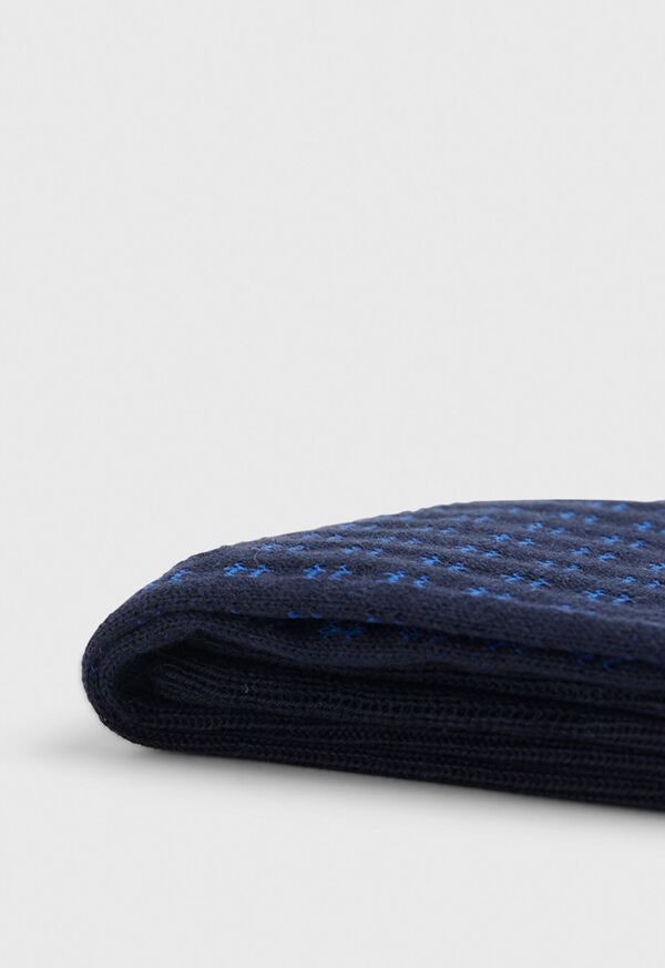 Paul Stuart Cotton Blend Box Motif Sock, image 2