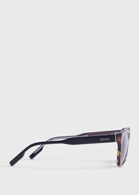 Paul Stuart ZEGNA Shiny Classic Havana Sunglasses, thumbnail 2