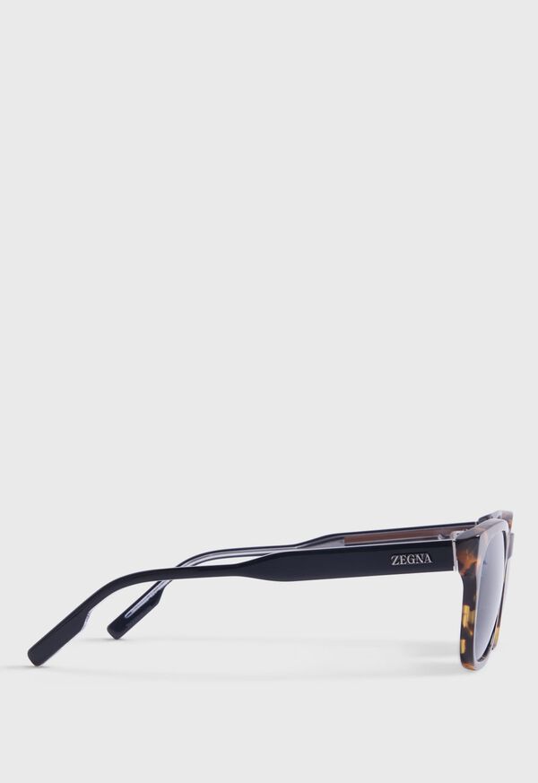 Paul Stuart ZEGNA Shiny Classic Havana Sunglasses, image 2