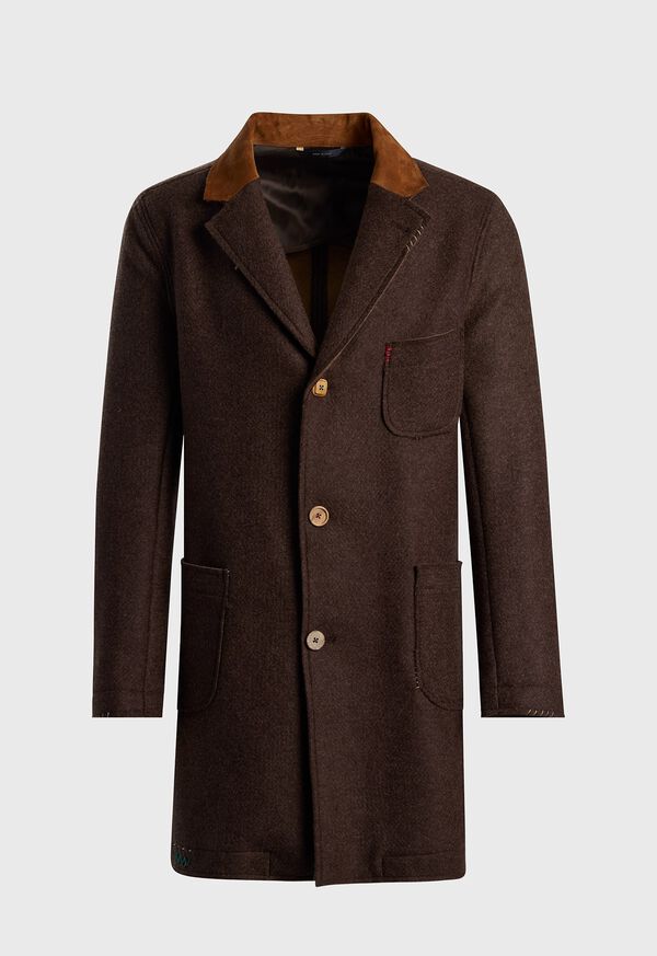 Paul Stuart Wool Raw Edge Coat, image 1