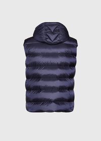 Paul Stuart Quilted Down Vest with Removable Hood, thumbnail 2