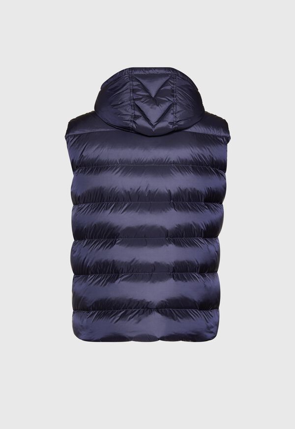 Paul Stuart Quilted Down Vest with Removable Hood, image 2