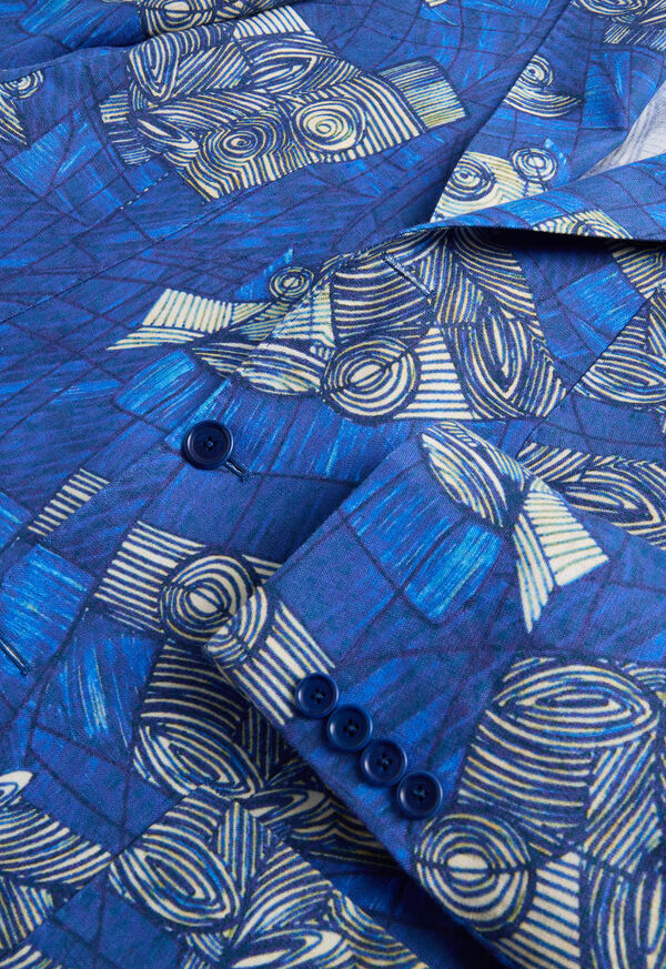 Paul Stuart Linen Printed Jacket, image 3