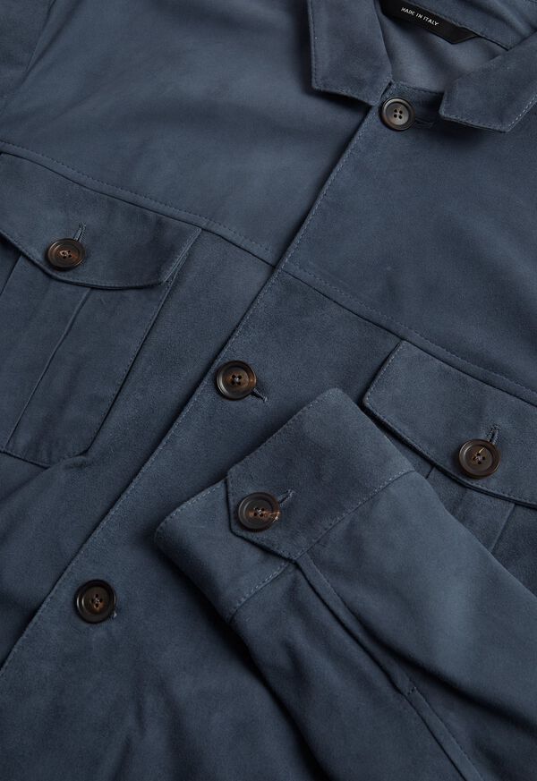 Paul Stuart Safari Style Suede Jacket, image 2