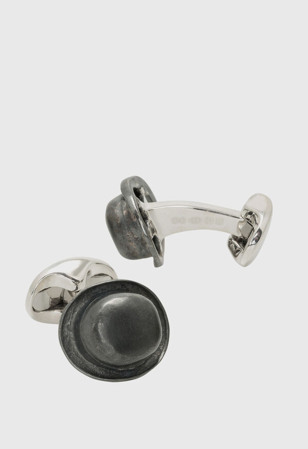 Paul Stuart Oxidized Sterling Silver Bowler, image 1
