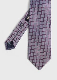 Paul Stuart Woven Silk Deco Tie, thumbnail 1