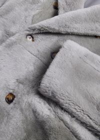 Paul Stuart Double Breasted Shearling Coat, thumbnail 3