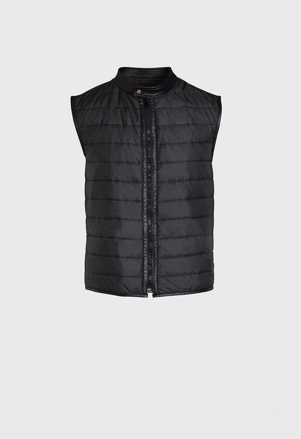 Paul Stuart 2-in-1 Leather Blousson with Separate Vest, image 3