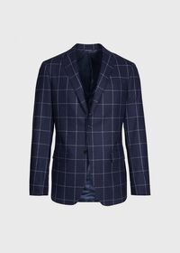 Paul Stuart Windowpane Flannel Suit, thumbnail 4