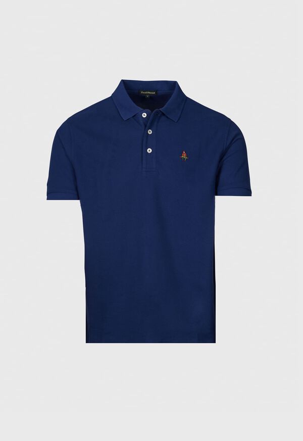 Paul Stuart Cotton Piqué Logo Polo, image 3
