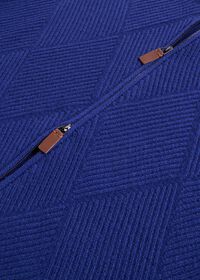 Paul Stuart Wool and Cashmere Zip Jacquard Cardigan, thumbnail 3