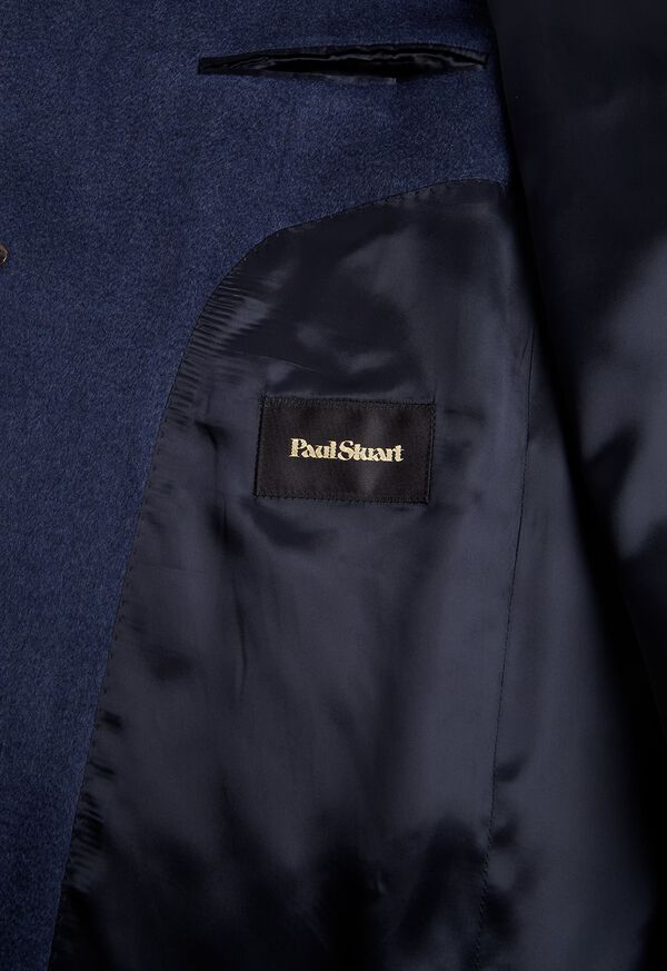 Paul Stuart Mid Blue Cashmere Coat, image 3