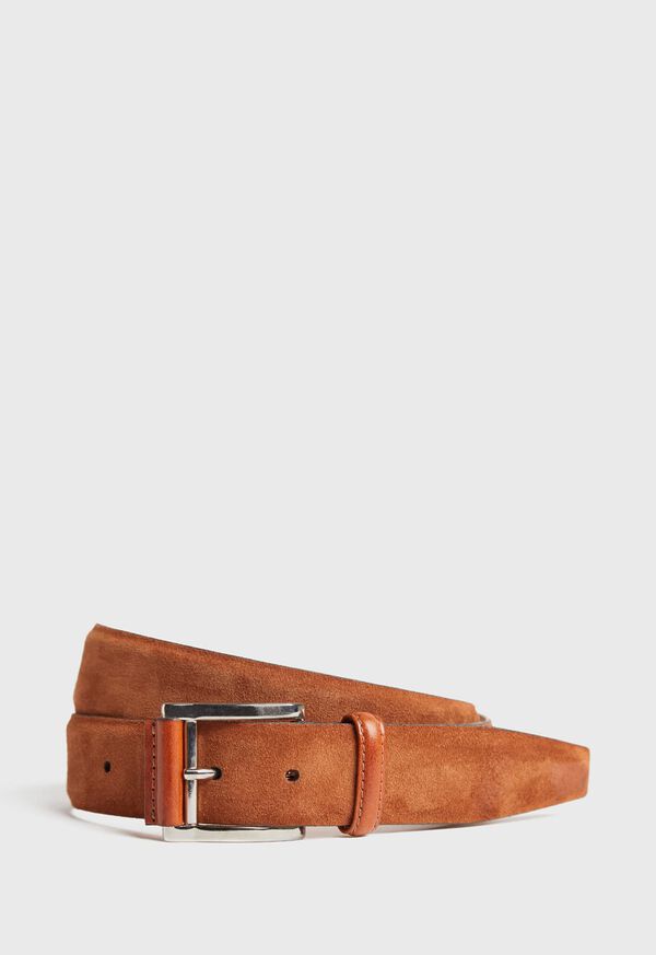Paul Stuart 35 MM Suede With Leather Roller Buckle, image 1