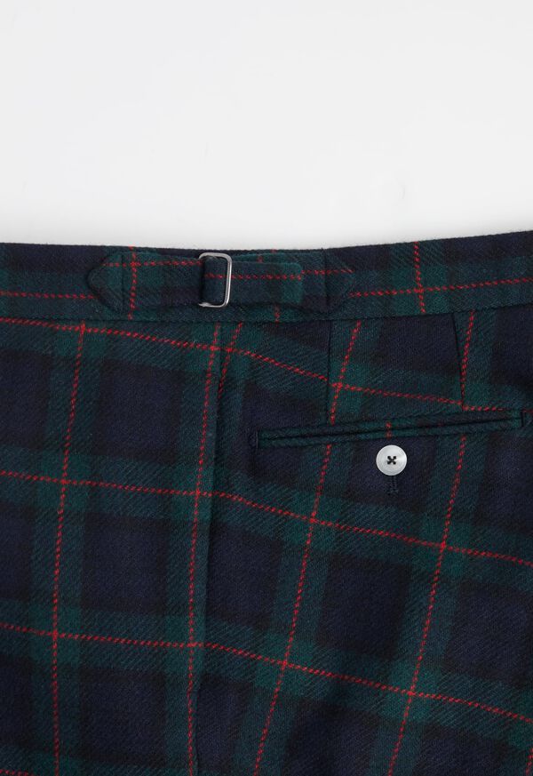 Paul Stuart Green Wool Plaid Pant, image 3