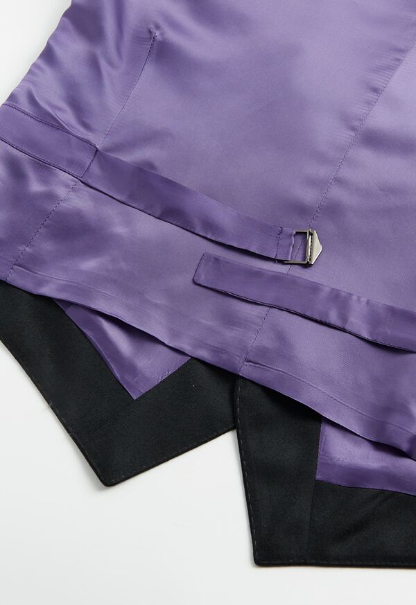 Paul Stuart Black Doeskin Vest, image 3
