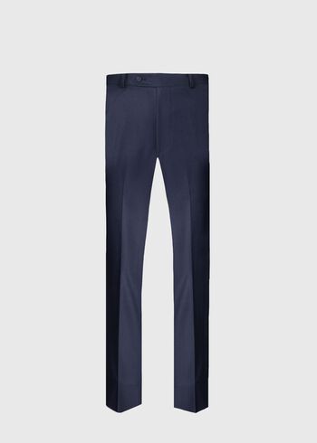 Paul Stuart Super 110s Wool Mid Blue Trouser