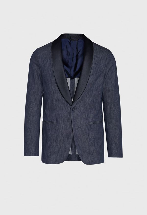 Paul Stuart Denim Single Breasted Formal Jacket, image 1