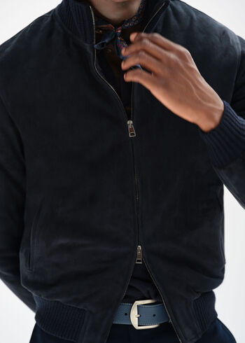 Paul Stuart Suede Blouson Jacket
