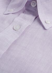Paul Stuart Linen Solid Color Blouse, thumbnail 2