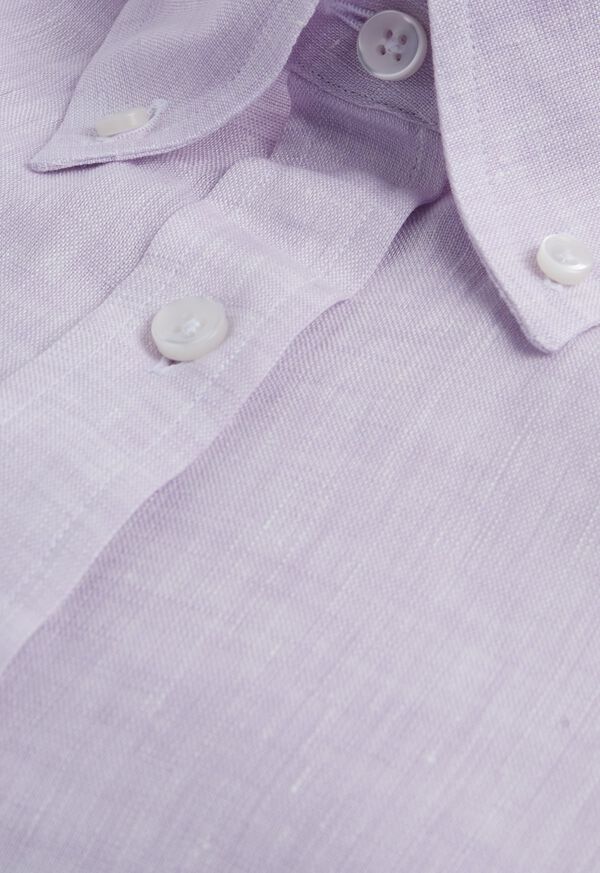 Paul Stuart Linen Solid Color Blouse, image 2