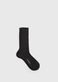 Paul Stuart Classic Merino Wool Ribbed Sock, thumbnail 1
