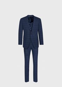 Paul Stuart Fainted Deco Pane Super 150s Wool Suit, thumbnail 1