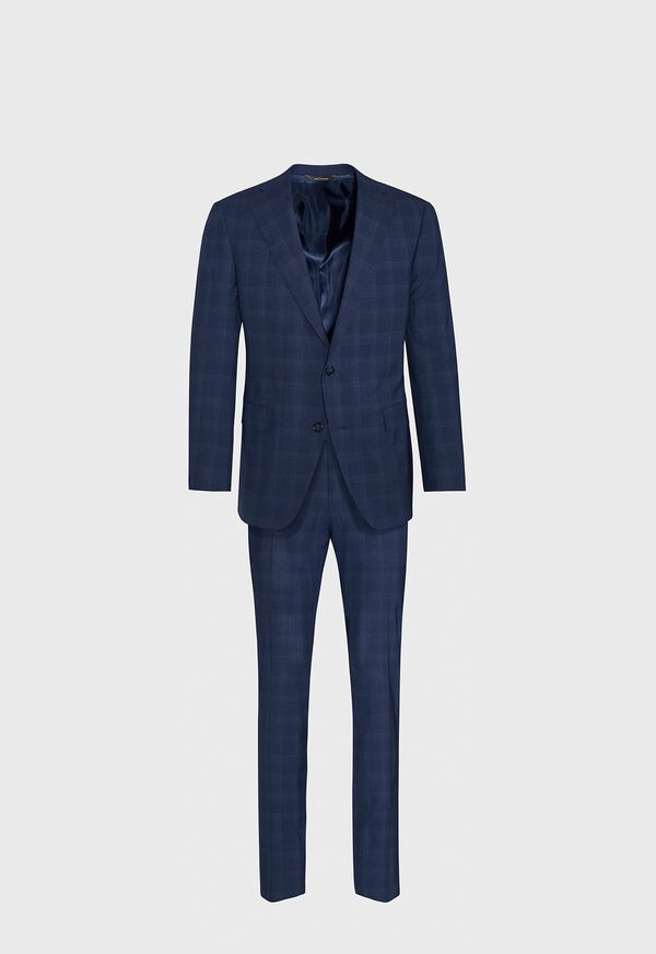 Paul Stuart Fainted Deco Pane Super 150s Wool Suit, image 1