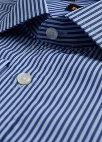 Paul Stuart Blue Bengal Striped Dress Shirt, thumbnail 2