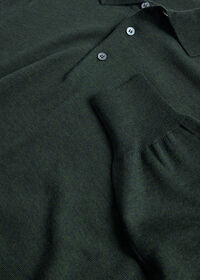 Paul Stuart Merino Wool Long Sleeve Polo, thumbnail 2