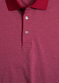 Paul Stuart Italian Cotton Micro Stripe Polo, thumbnail 2