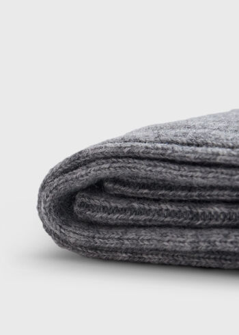 Paul Stuart Solid Color Ribbed Sock