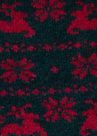 Paul Stuart Wool Blend Reindeer & Snowflake Sock, thumbnail 3