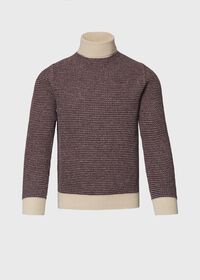 Paul Stuart Fancy Weave Turtleneck Sweater, thumbnail 1