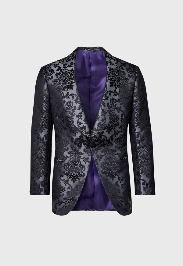 Paul Stuart Floral Jacquard Silk Dinner Jacket, image 1