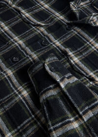 Paul Stuart Wool Plaid Shirt Jacket, thumbnail 2