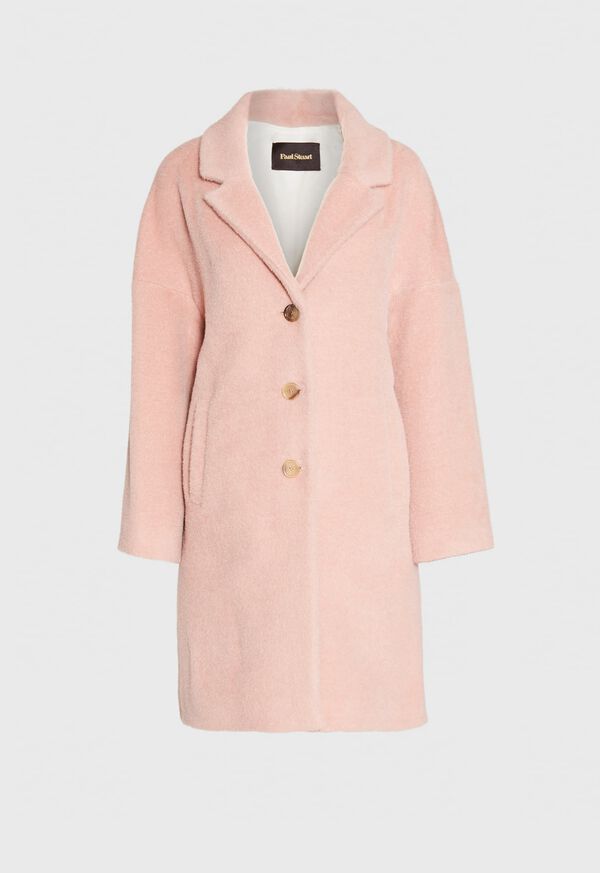 Paul Stuart Alpaca Velour Two Button Coat, image 1