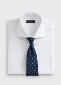 Paul Stuart Mini Paisley Woven Silk Tie, thumbnail 3