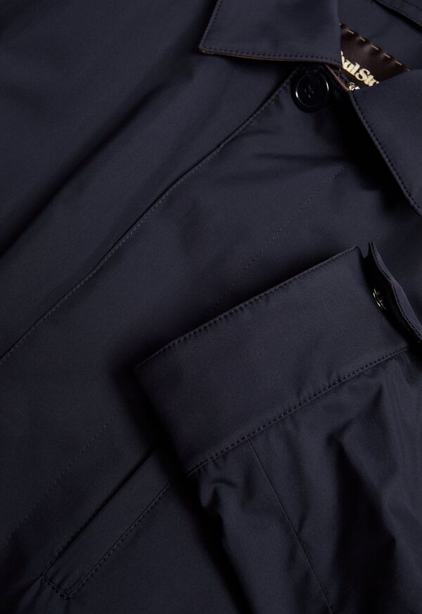 Paul Stuart Silk Leather Trim Field Jacket, image 2