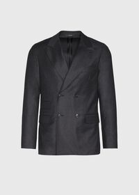 Paul Stuart Super 150s Charcoal Double Breasted Suit, thumbnail 3