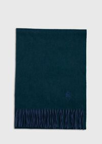 Paul Stuart Cashmere Solid Color Scarf with Embroidered Logo, thumbnail 23