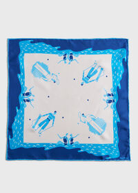 Paul Stuart Silk Twill Summer Sports Pocket Square, thumbnail 2