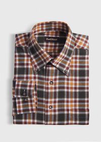 Paul Stuart Flannel Plaid Sport Shirt, thumbnail 1