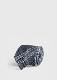 Paul Stuart Woven Silk Large Plaid Tie, thumbnail 1