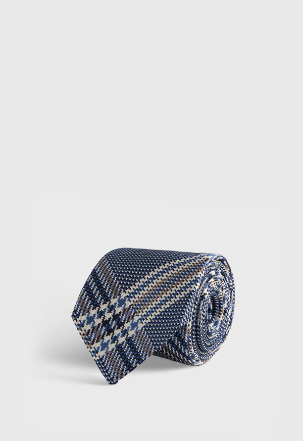 Paul Stuart Woven Silk Large Plaid Tie, image 1