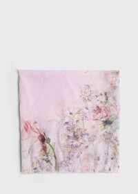 Paul Stuart Pink Floral Print Scarf, thumbnail 1