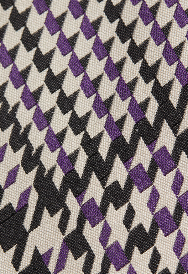 Paul Stuart Woven Silk Glen Plaid Tie, image 3