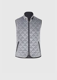 Paul Stuart Water Repellent Corduroy Quilted Vest, thumbnail 1