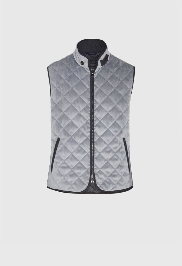 Paul Stuart Water Repellent Corduroy Quilted Vest, image 1